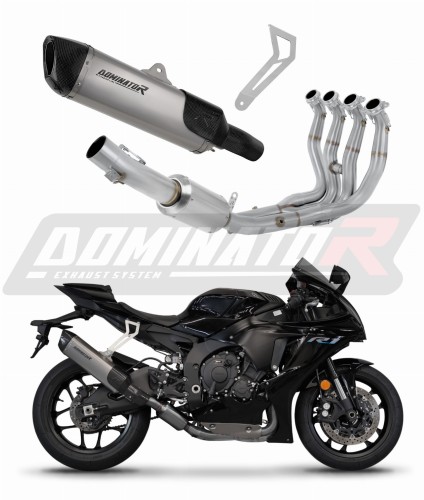DOMINATOR teljes kipufogórendszer titán HP6 dobbal Yamaha YZF R1 1000 RN32 2015 - 2016 motorkerékpárhoz 6