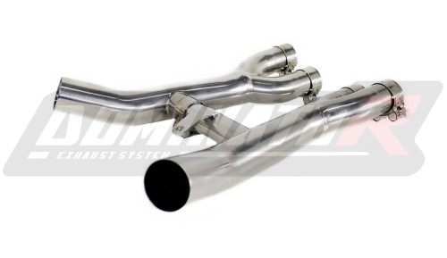 decat mid muffler DOMINATOR Mid Pipe fits the motorcycle XJR 1300 1999   2006 5