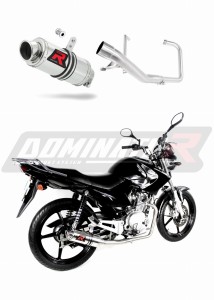 Yamaha YBR 125 2009 - 2018 Teljes rendszer Kipufogó leömlő GP1 dob + közepes dB killer