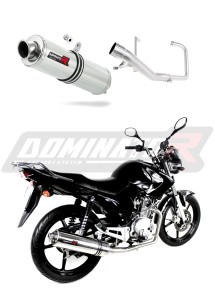 Yamaha YBR 125 2009 - 2018 Teljes rendszer Kipufogó leömlő ST kipufogódob + közepes dB killer