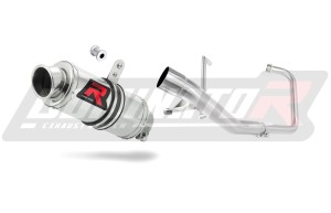 Yamaha YBR 125 2000 - 2008 Teljes rendszer Kipufogó leömlő GP1 kipufogódob + közepes dB killer