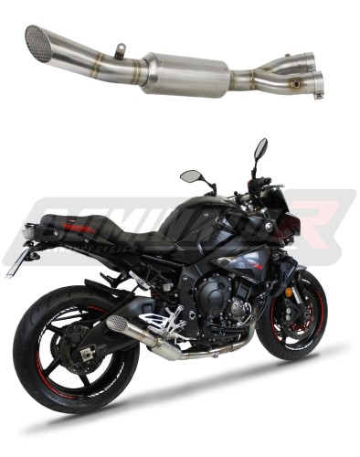 DOMINATOR GP3 Mid Pipe decat kipufogó dob, amely illeszkedik a MT-10 RN45 2016 - 2020 motorkerékpárhoz 5