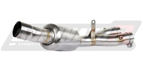 decat mid muffler DOMINATOR Mid Pipe fits the motorcycle MT 10 RN45 2016   2020 7