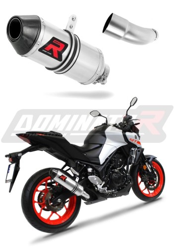 exhaust muffler DOMINATOR HP3 fits the motorcycle Yamaha MT 03 2017   2019 6