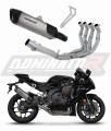 complete exhaust system with muffler DOMINATOR Full System Race HP6 titanium fits the motorcycle YZF R1 1000 RN65 2020   2022 6