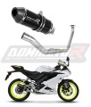 komplett kipufogórendszer DOMINATOR Full System HP3 FEKETE dobbal, amely illeszkedik a Yamaha YZF R125 2019 - 2020 motorkerékpárhoz 6