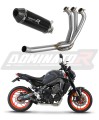 Yamaha MT 09 2021 - 2023 Low Level Teljes rendszer Leömlő Kipufogó HP3 BLACK dob + közepes dB killer