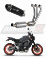 Yamaha MT 09 2021 - 2023 Low Level EX Teljes rendszer Leömlő kipufogó HP3 FEKETE dob + dB killer medium