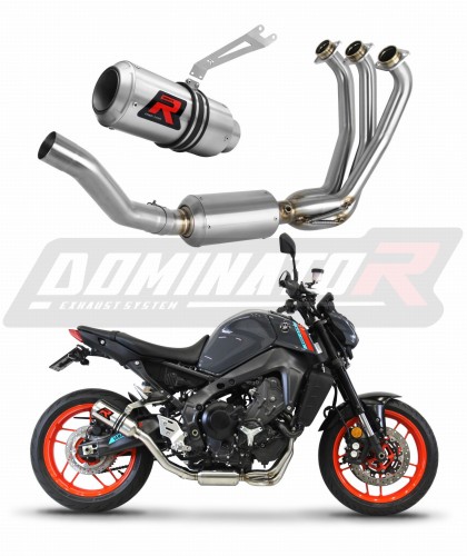Yamaha MT 09 2021 - 2023 EX Teljes rendszer Kipufogócsonk Hangtompító GP + közepes dB killer