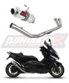 complete exhaust system with muffler DOMINATOR Full System GP1 fits the motorcycle Yamaha T MAX 500 2008   2011 6