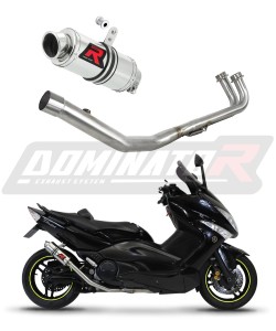 Yamaha T-MAX 500 2008 - 2011 Full system Kipufogó leömlő GP1 dob + dB killer medium