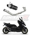 teljes kipufogórendszer DOMINATOR Full System GP1 FEKETE dobbal, amely illik a Yamaha T-MAX 500 2008 - 2011 motorkerékpárhoz 6