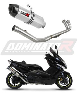 Yamaha T-MAX 500 2008 - 2011 Full System Kipufogó leömlő HP1 hangtompító + dB killer medium