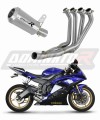 Yamaha YZF R6 2006 - 2016 Teljes rendszer Kipufogó leömlő GPS kipufogódob + dB killer közepes