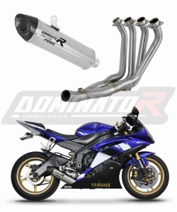 Yamaha YZF R6 2006 - 2016 Teljes rendszer Kipufogó leömlő HP8 dob + dB killer medium
