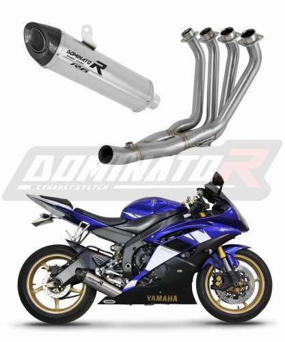 Yamaha YZF R6 2006 - 2016 Teljes rendszer Kipufogó leömlő HP8 dob + dB killer medium