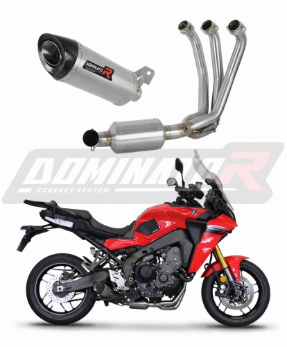 Yamaha Tracer 9 / GT 2021 - 2024 Teljes rendszer Kipufogó leömlő Dob HP8 EX + dB killer medium