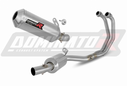 complete exhaust system with muffler DOMINATOR Full System OV G2 fits the motorcycle Yamaha MT 03 2020   2023 3