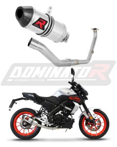 Yamaha MT 125 2021 - 2024 Teljes rendszer Kipufogó leömlő HP3 dob + dB killer medium