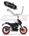 teljes kipufogórendszer DOMINATOR Full System HP3 FEKETE kipufogódobbal, amely illeszkedik a Yamaha MT 125 2021 - 2024 motorkerékpárhoz 6