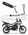 DOMINATOR teljes kipufogórendszer MX2 FEKETE kipufogódobbal a Honda motorkerékpárhoz