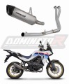 complete exhaust system with muffler DOMINATOR Full System titanium HP6 fits the motorcycle Honda XL 750 TRANSALP 2023