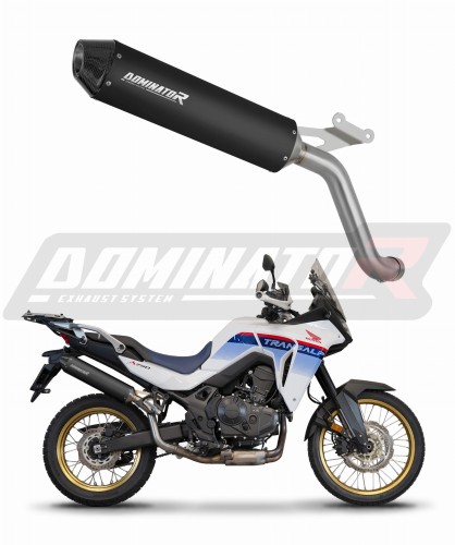DOMINATOR MX2 FEKETE kipufogó dob Honda XL 750 TRANSALP 2023 motorkerékpárhoz 7