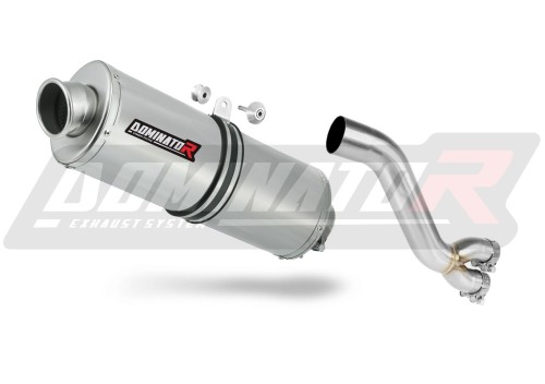 exhaust muffler DOMINATOR oval fits the motorcycle YAMAHA XTZ 750 TENERE  3