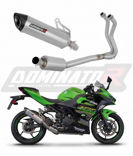 teljes DOMINATOR Full System HP8 kipufogórendszer és kipufogódob Kawasaki NINJA 400 2018 - 2022 motorkerékpárhoz 7