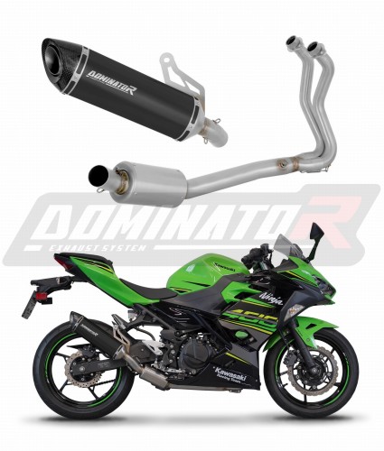 teljes kipufogórendszer DOMINATOR Full System HP8 FEKETE dobbal megfelelő