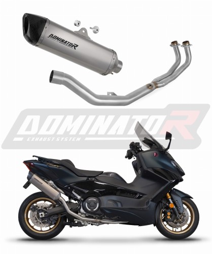 complete exhaust system with muffler DOMINATOR Full System titanium HP6 fits the motorcycle Yamaha XP 560 T MAX 2020   2024 6