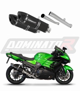 KAWASAKI ZZR 1400 2012 - 2023 kipufogó Dob HP5 BLACK + dB killer