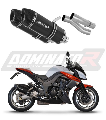 wydech tłumik DOMINATOR HP1 CZARNY pasujący do motocykla Kawasaki Z1000 2017 - 2020 6