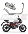 complete exhaust system with muffler DOMINATOR Full System OV G2 fits the motorcycle Benelli BN 125 2018   2023 6