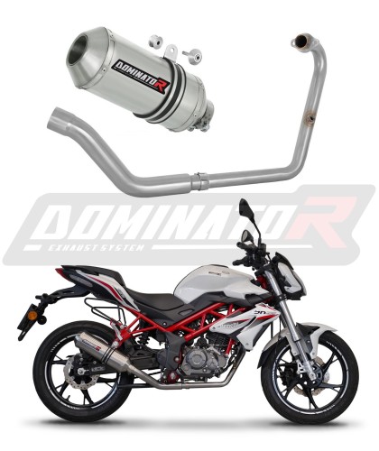 teljes DOMINATOR Full System OV G2 kipufogórendszer Benelli BN 125 2018 - 2023 motorkerékpárhoz 6