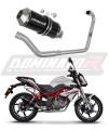 complete exhaust system with muffler DOMINATOR Full System OV G2 BLACK fits the motorcycle Benelli BN 125 2018   2023 6