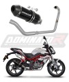 komplett kipufogórendszer DOMINATOR Full System HP3 FEKETE dobbal, Benelli BN 125 2018 - 2023 motorkerékpárhoz 6