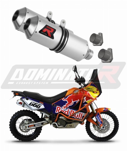 DOMINATOR MX kipufogó dob, amely illeszkedik a KTM 990 Adventure 2007 - 2012 motorkerékpárhoz 6