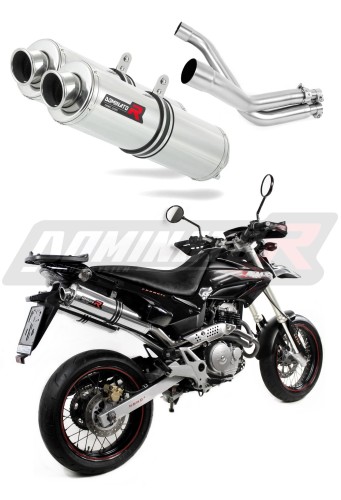 exhaust muffler DOMINATOR ROUND fits the motorcycle Honda FMX 650 2005   2009 5