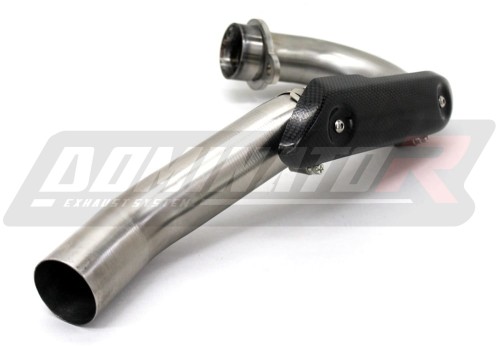 exhaust manifold header DOMINATOR  fits the motorcycle CRF 450 R 2004   2008 3