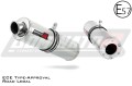 DOMINATOR homologizált kerek kipufogó dob Kawasaki ZX7R 1996 - 2003 motorkerékpárhoz 3