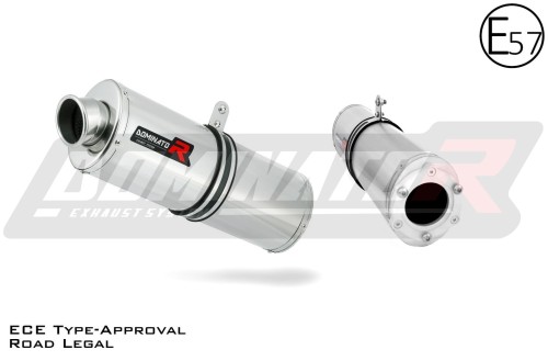 DOMINATOR homológ ovális kipufogó dob Kawasaki ZX7R 1996 - 2003 motorkerékpárhoz 3
