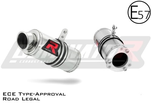 exhaust muffler DOMINATOR homologated road legal GP1 fits the motorcycle Kawasaki ZX9R 1998   2002 3
