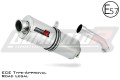 exhaust muffler DOMINATOR homologated road legal oval fits the motorcycle Kawasaki ZX10R 2004   2005 3