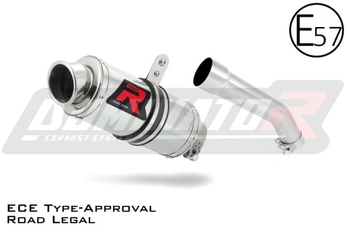 exhaust muffler DOMINATOR homologated road legal GP1 fits the motorcycle Kawasaki ZX10R 2004   2005 3