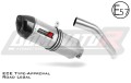 DOMINATOR Homologált HP1 kipufogó dob Kawasaki Z750 2007 - 2012 motorkerékpárhoz 3