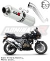 exhaust muffler DOMINATOR homologated road legal ROUND fits the motorcycle Kawasaki Z750 2004   2006 6