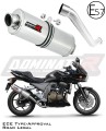exhaust muffler DOMINATOR homologated road legal oval fits the motorcycle Kawasaki Z750 2004   2006 6