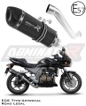 DOMINATOR kipufogó dob Homologizált HP1 FEKETE Kawasaki Z750 2004 - 2006 motorkerékpárhoz 6