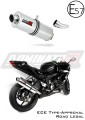 DOMINATOR homológ ovális kipufogó dob Kawasaki ZX6R 636 2009 - 2020 motorkerékpárhoz 5